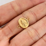 Herraje Virgen Milagrosa 0.45gr / 1/2 in / Oro Amarillo 18K &