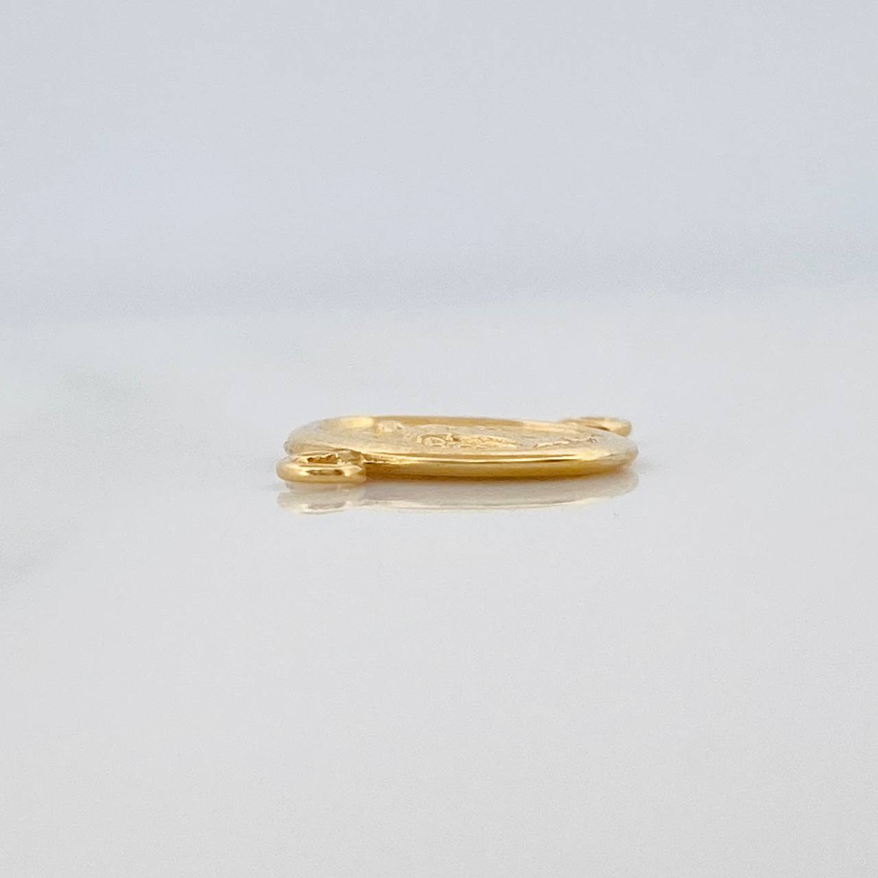 Herraje Virgen Milagrosa 0.45gr / 1/2 in / Oro Amarillo 18K &