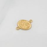Herraje Virgen Milagrosa 0.45gr / 1/2 in / Oro Amarillo 18K &