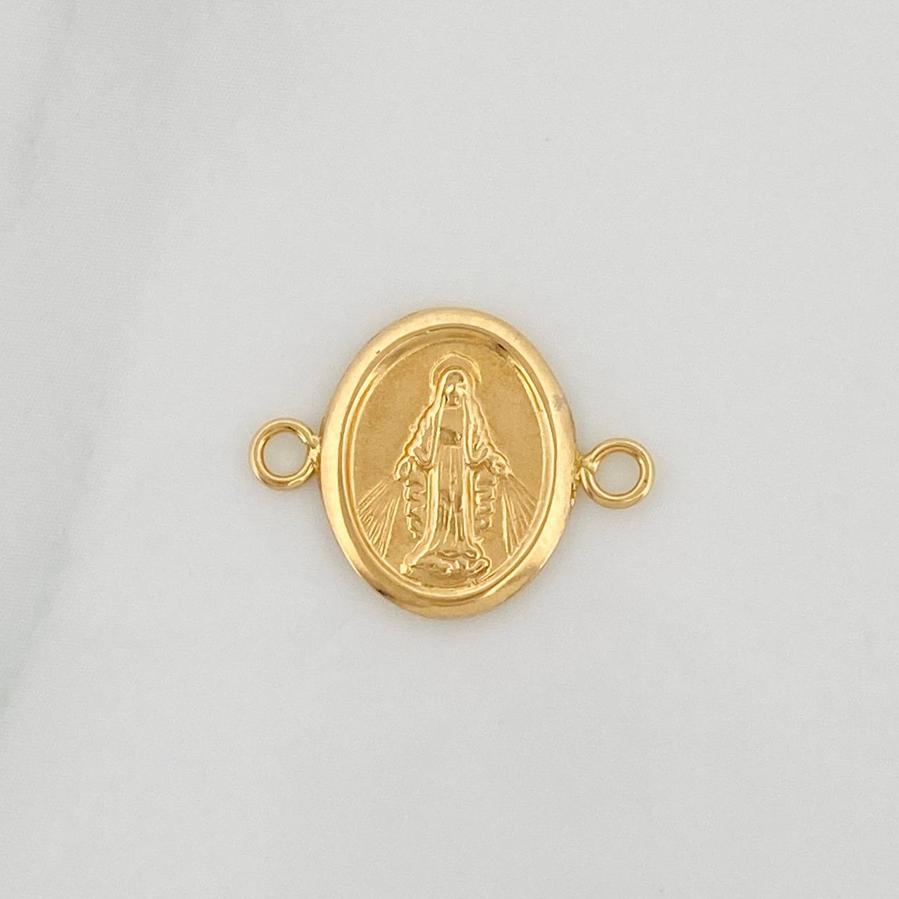Herraje Virgen Milagrosa 0.45gr / 1/2 in / Oro Amarillo 18K &