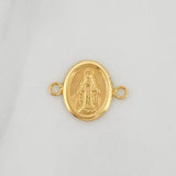 Herraje Virgen Milagrosa 0.45gr / 1/2 in / Oro Amarillo 18K &