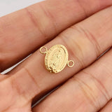 Herraje Virgen De Guadalupe 0.5gr / 1/2 in / Oro Amarillo 18K &