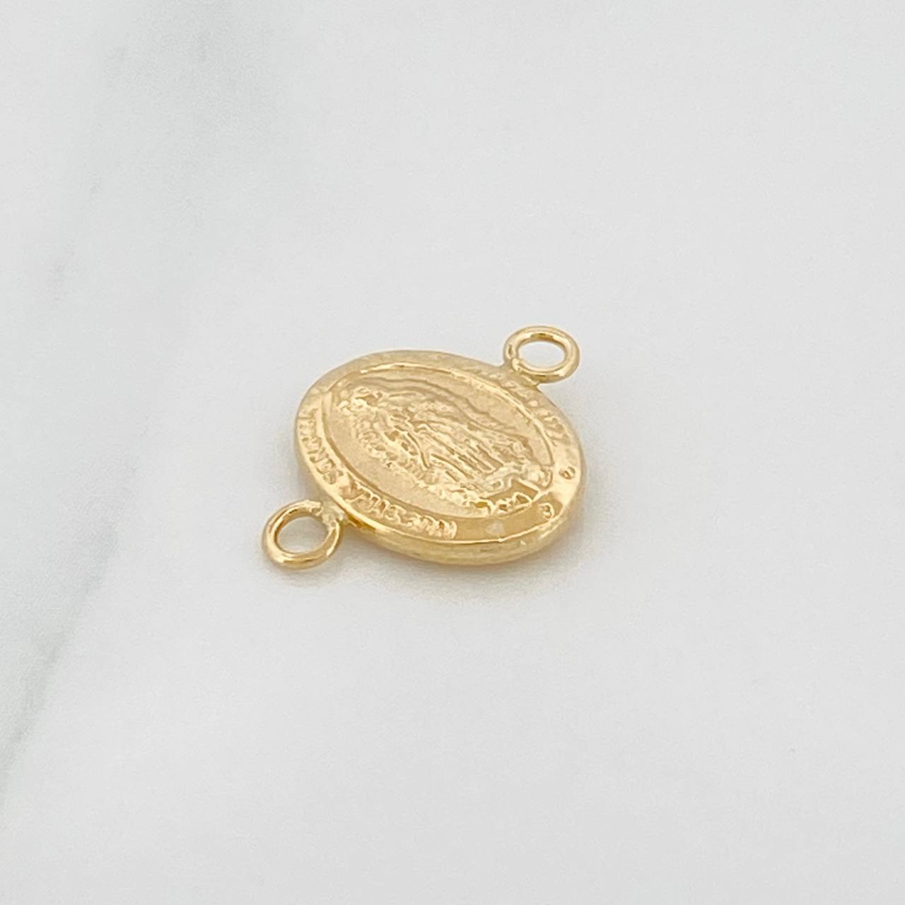 Herraje Virgen De Guadalupe 0.5gr / 1/2 in / Oro Amarillo 18K &