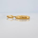 Pendant Miraculous Virgin 0.55gr / 3/4 in / 18K Yellow Gold &