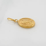 Pendant Miraculous Virgin 0.55gr / 3/4 in / 18K Yellow Gold &