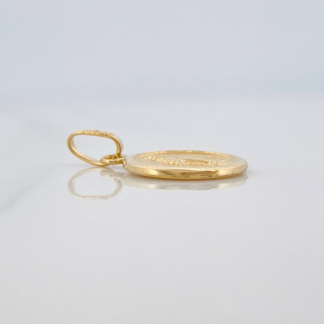 Dije Medalla Virgen Milagrosa 0.5gr / 3/4 in / Oro Amarillo 18K %
