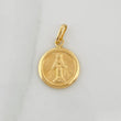 Dije Medalla Virgen Milagrosa 0.5gr / 3/4 in / Oro Amarillo 18K %