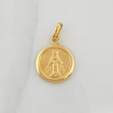 Dije Virgen Milagrosa 0.45gr / 3/4 in / Oro Amarillo 18K &