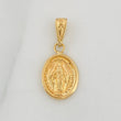 Pendant Miraculous Virgin 0.7gr / 3/4 in / 18K Yellow Gold &