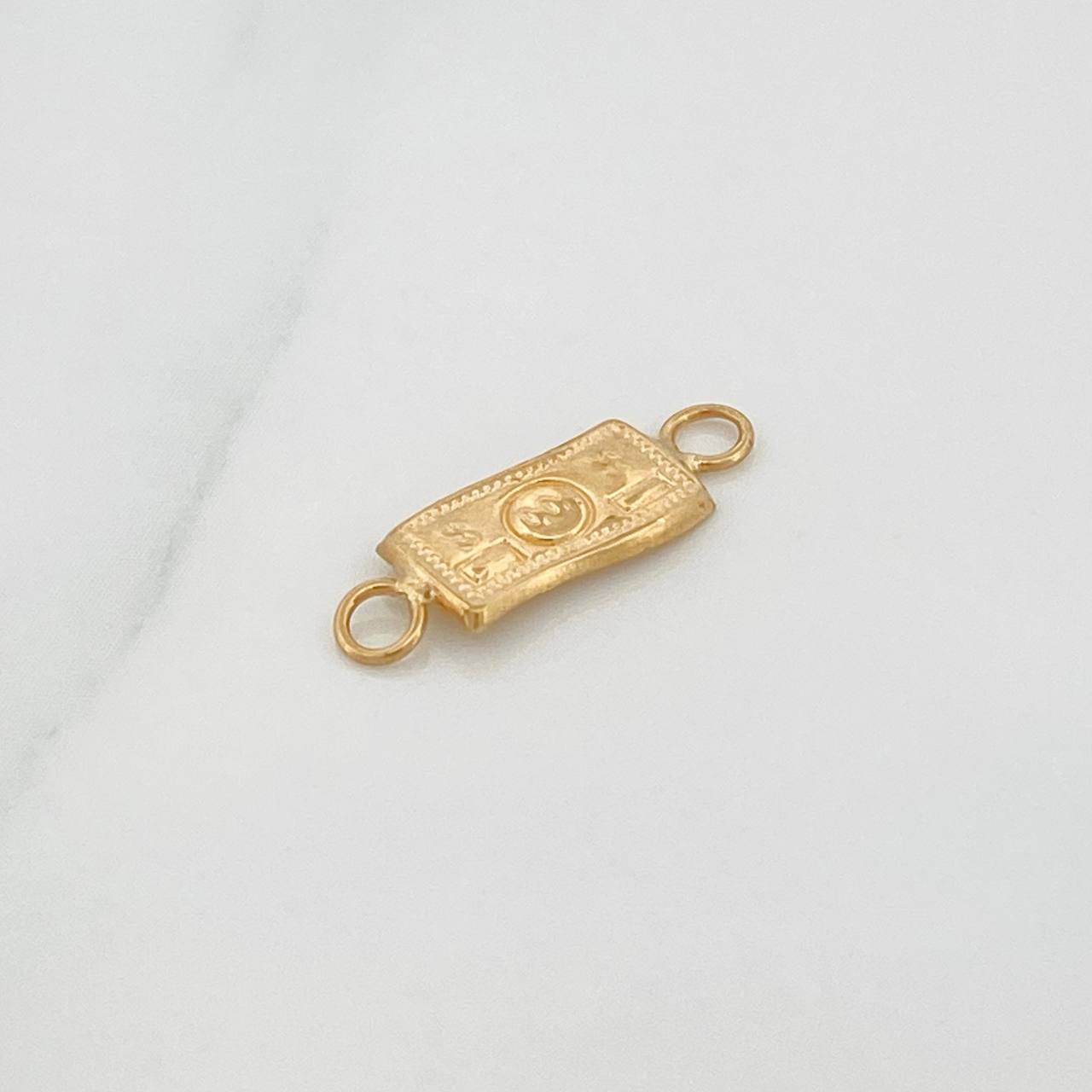Herraje One Dólar 0.35gr / 3/4 in / Oro Amarillo 18K &