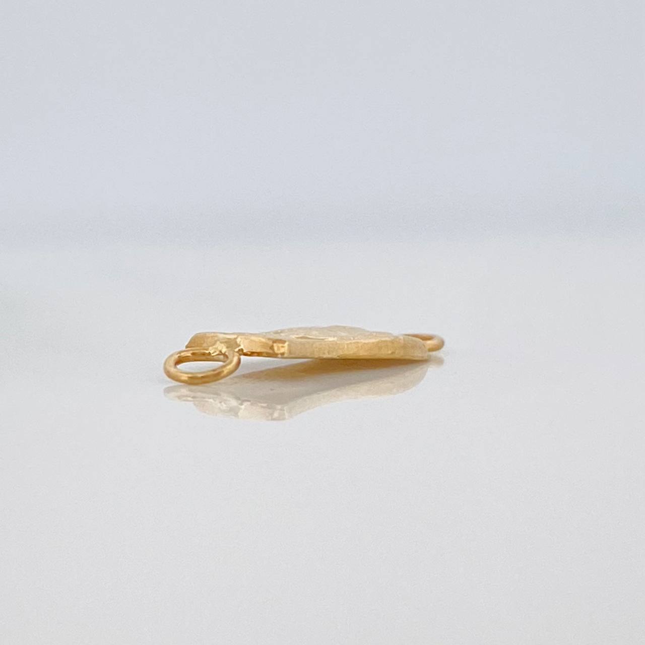 Herraje One Dólar 0.35gr / 3/4 in / Oro Amarillo 18K &