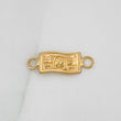 Herraje One Dólar 0.35gr / 3/4 in / Oro Amarillo 18K &