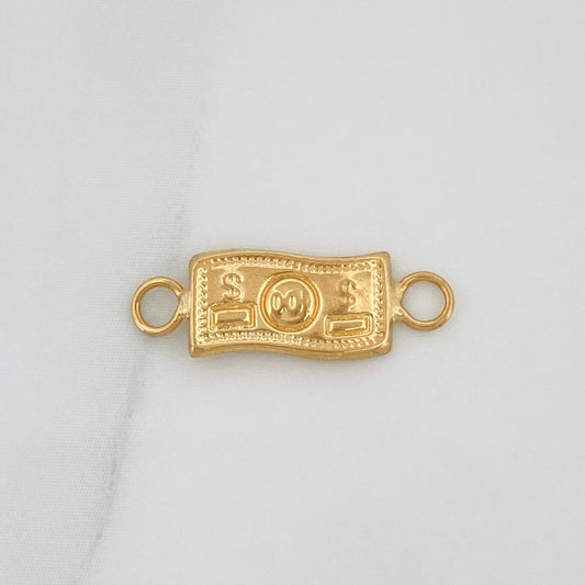 Herraje One Dólar 0.35gr / 3/4 in / Oro Amarillo 18K &