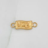 Herraje One Dólar 0.35gr / 3/4 in / Oro Amarillo 18K &