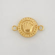 Herraje Corona 0.55gr / 3/4 in / Oro Amarillo 18K &