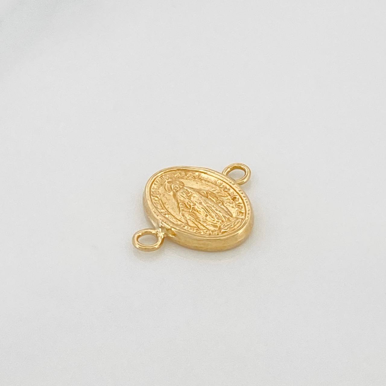 Herraje Virgen Milagrosa 0.45gr / 1/2 in / Oro Amarillo 18K &