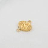Herraje Virgen Milagrosa 0.45gr / 1/2 in / Oro Amarillo 18K &
