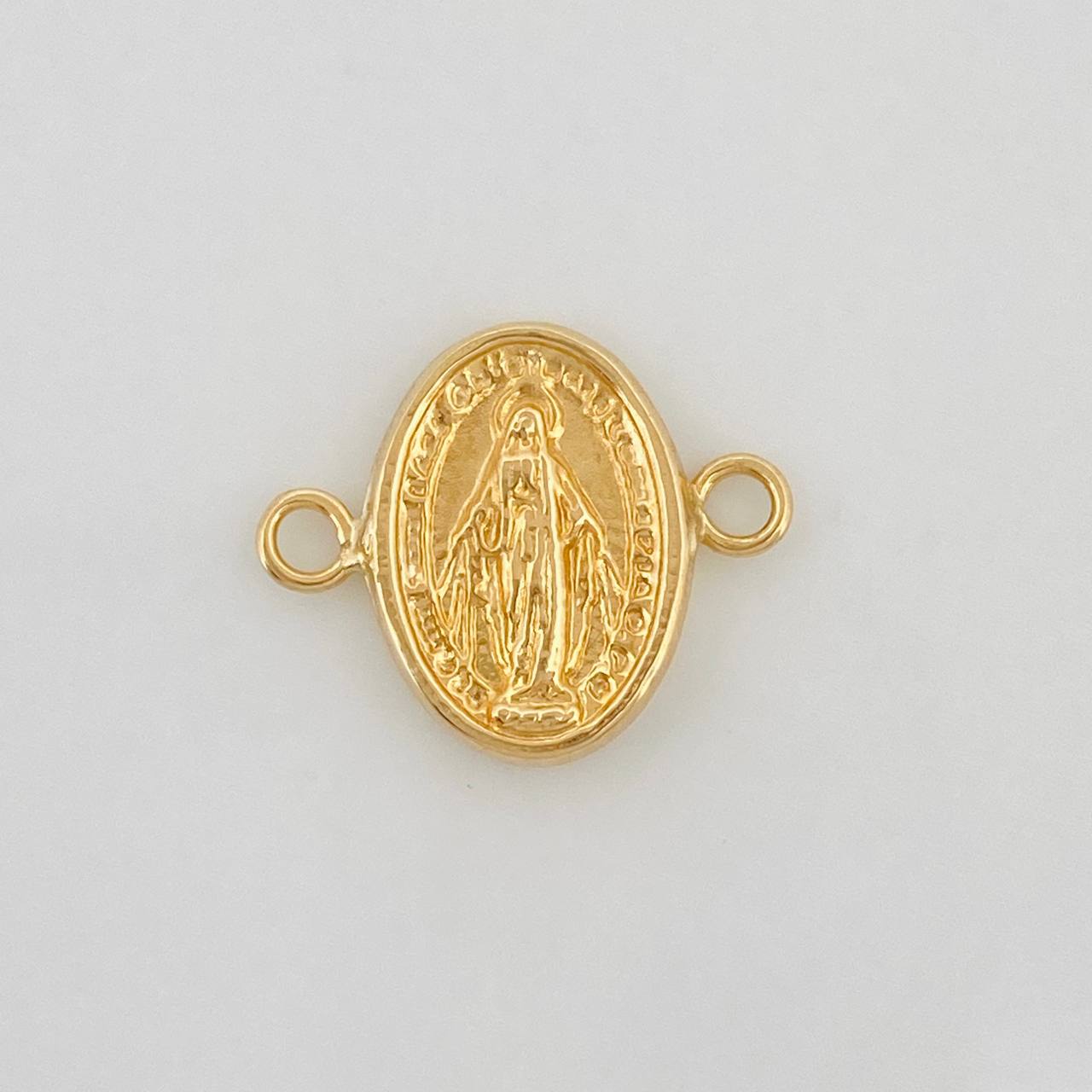 Herraje Virgen Milagrosa 0.45gr / 1/2 in / Oro Amarillo 18K &
