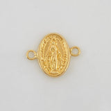 Herraje Virgen Milagrosa 0.45gr / 1/2 in / Oro Amarillo 18K &