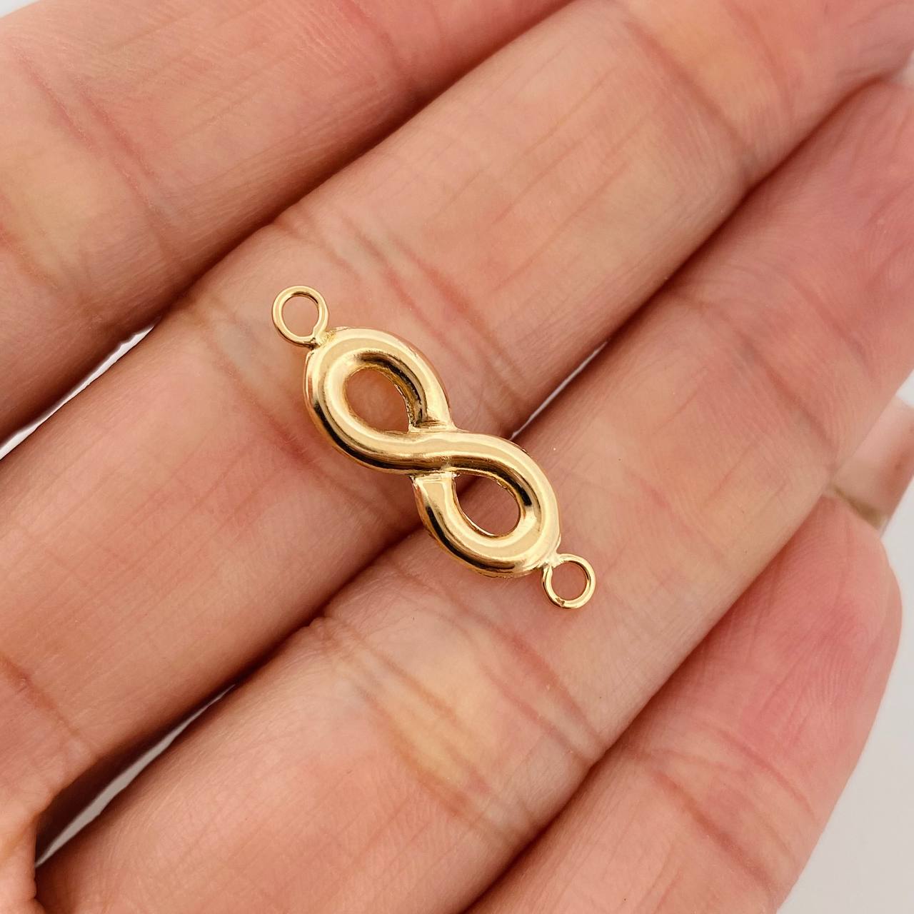 Herraje Infinito 0.65gr / 1 in / Oro Amarillo 18K &