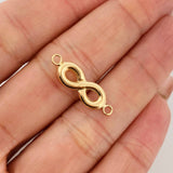 Herraje Infinito 0.65gr / 1 in / Oro Amarillo 18K &