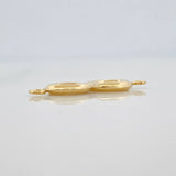 Herraje Infinito 0.65gr / 1 in / Oro Amarillo 18K &