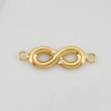Herraje Infinito 0.65gr / 1 in / Oro Amarillo 18K &