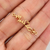 Herraje Linea De Vida 0.8gr / 1 1/4 in / Oro Amarillo 18K &