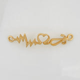 Herraje Linea De Vida 0.8gr / 1 1/4 in / Oro Amarillo 18K &