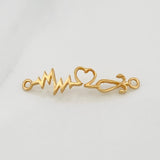 Herraje Linea De Vida 0.8gr / 1 1/4 in / Oro Amarillo 18K &