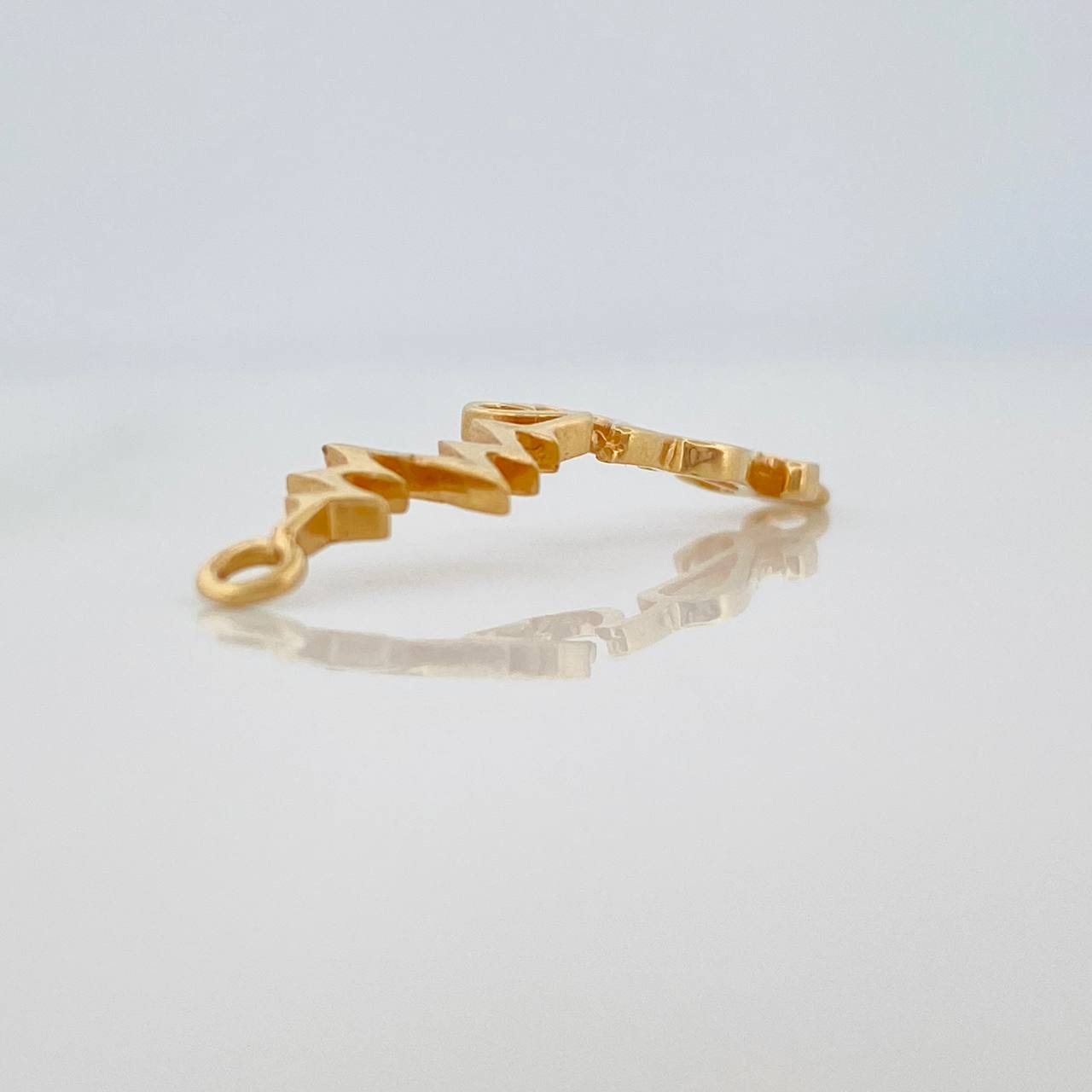 Herraje Linea De Vida 0.8gr / 1 1/4 in / Oro Amarillo 18K &