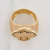 Dense Cross Ring 14.3gr / T11 / Yellow Gold Nac.Esp. 18K &