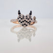 Anillo Corazon Devil 2.6gr / T6 1/4 / Tres Oros 18K %
