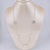Diamond Cut Rolo Clover Chain 16.25g / 22 1/2 in / 1.9mm Silver 925