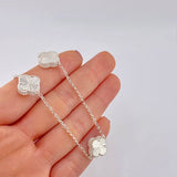 Diamond Cut Rolo Clover Chain 16.25g / 22 1/2 in / 1.9mm Silver 925