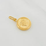Dije Corona 0.55g / 3/4 in Oro Amarillo 18K