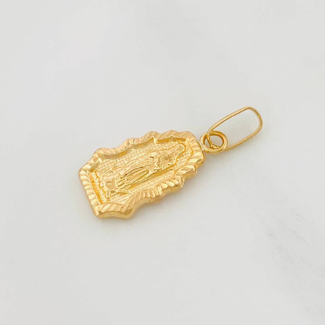 Pendant Virgen de Guadalupe 0.5g / 3/4 in Yellow Gold 18K