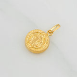 Dije San Benito 0.6g / 3/4 in Oro Amarillo 18K