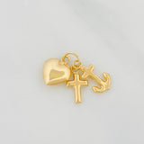 Pendant Tres Gracias 0.85g / 3/4 in Yellow Gold 18K