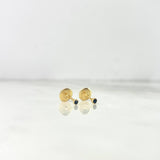 Topos Bisel Negro 0.5gr / 3.2mm Oro Amarillo 18K *