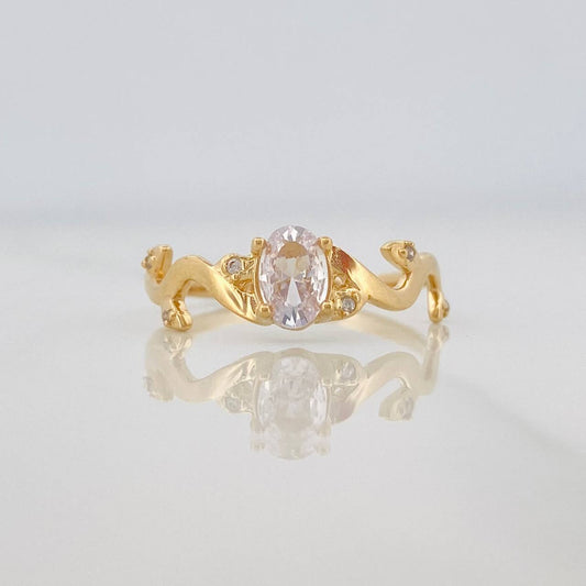 Curved Branches Ring 2.1g / Size 7 1/2 Yellow Gold 18K
