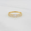Anillo Solitario Churumbela 1.85g / T7 Oro Amarillo 18K