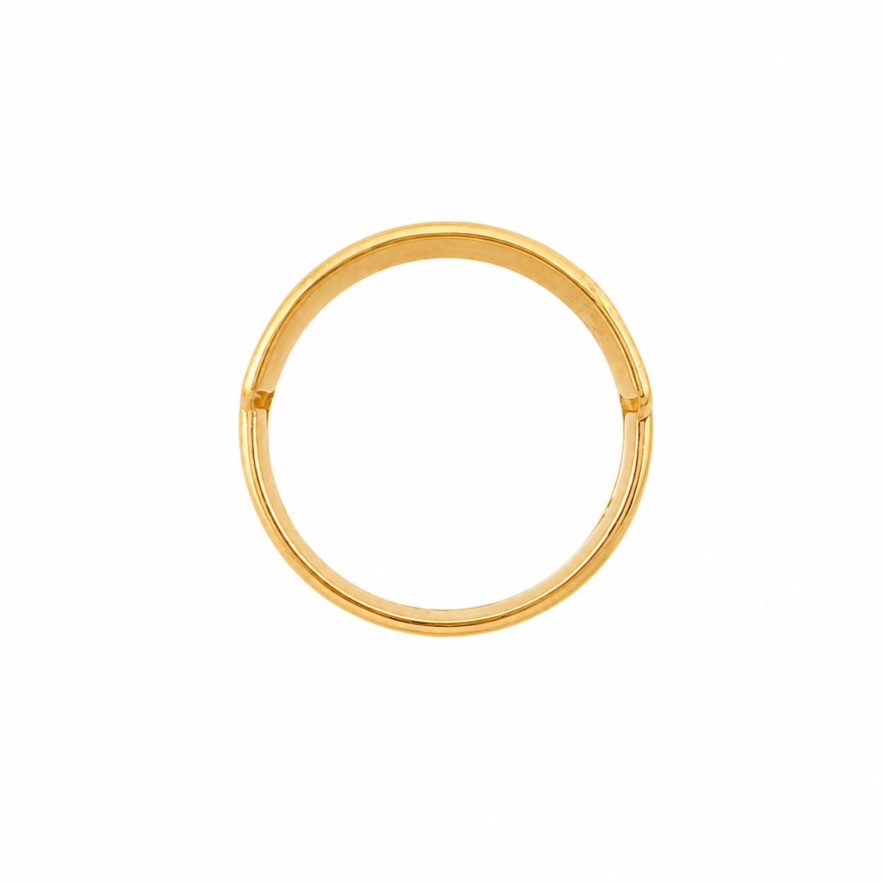 Anillo Treboles 1.7g / T5 3/4 Tres Oros 18K