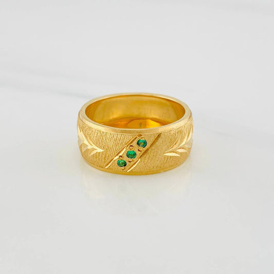 Triada Ring 7.75g / T6 1/2 Yellow Gold 18K