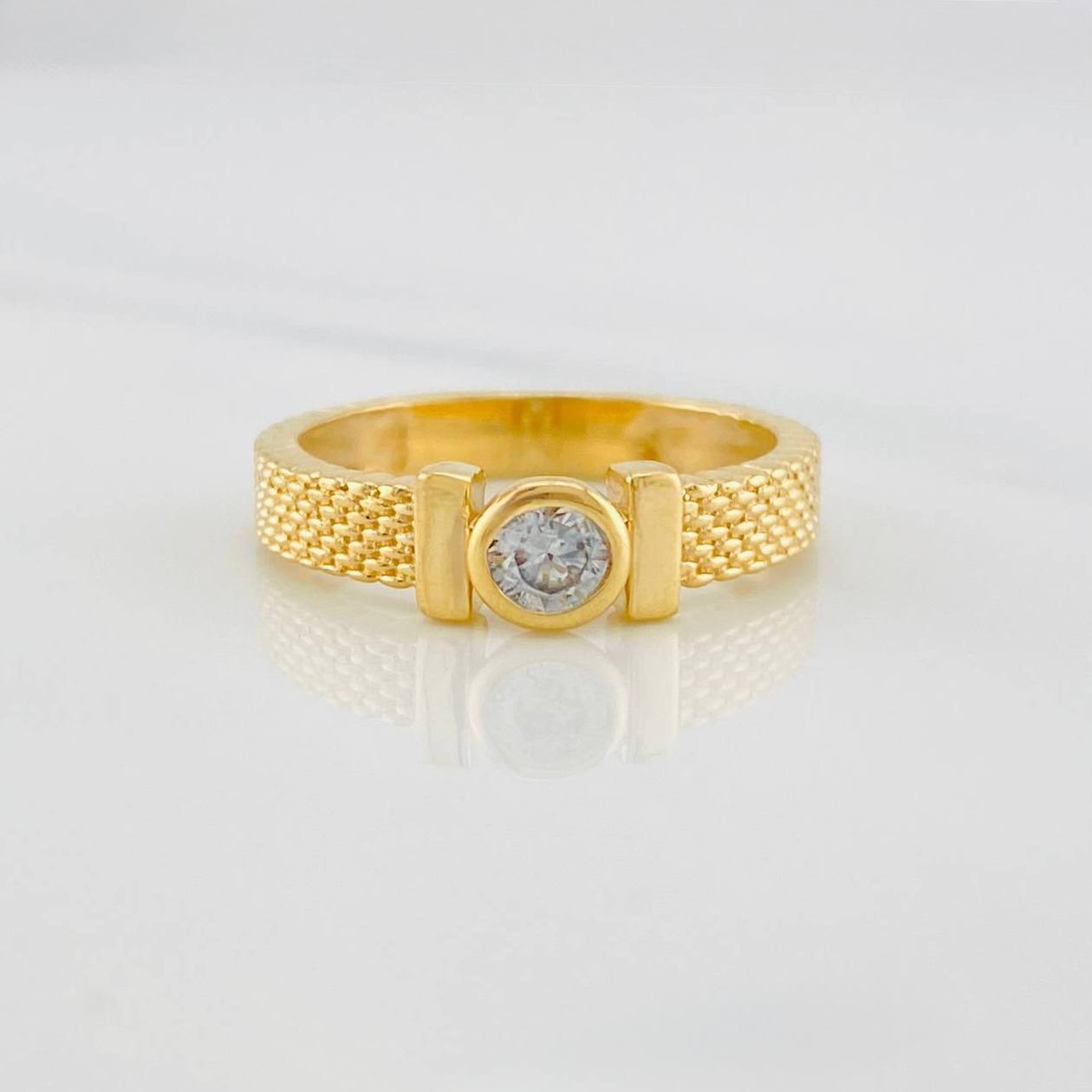 Belt Ring 3.85g / T6 1/2 Yellow Gold 18K
