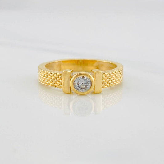 Belt Ring 3.85g / T6 1/2 Yellow Gold 18K