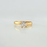 Anillo Solitario 2.1g / T6 1/4 Oro Amarillo 18K