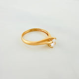 Anillo Solitario 2.1g / T6 1/4 Oro Amarillo 18K
