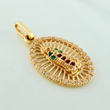 Dije Virgen Guadalupe 1.6g / 1 in Oro Amarillo 18K