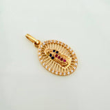 Dije Virgen Guadalupe 1.6g / 1 in Oro Amarillo 18K